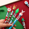 Christmas Ballpoint Pens Set 16pcs Multi Color Santa Claus Holiday Gift Pens 2