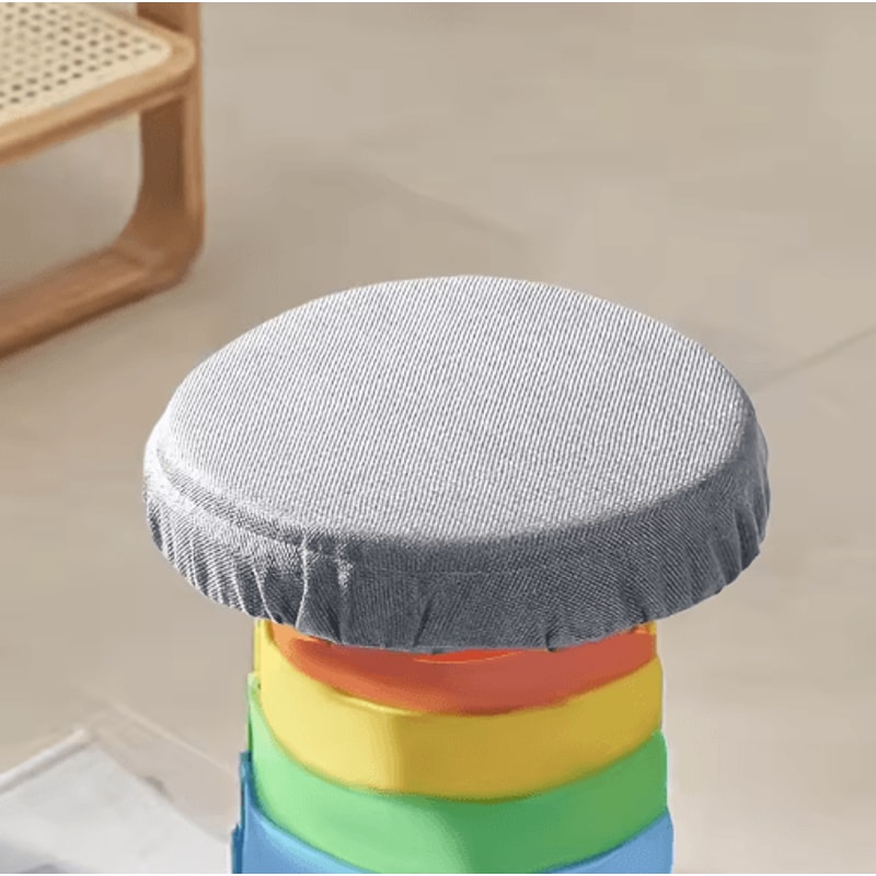 Folding Stool Cushion Portable Stool Cover For Camping Telescopic Adjustable Seats 5