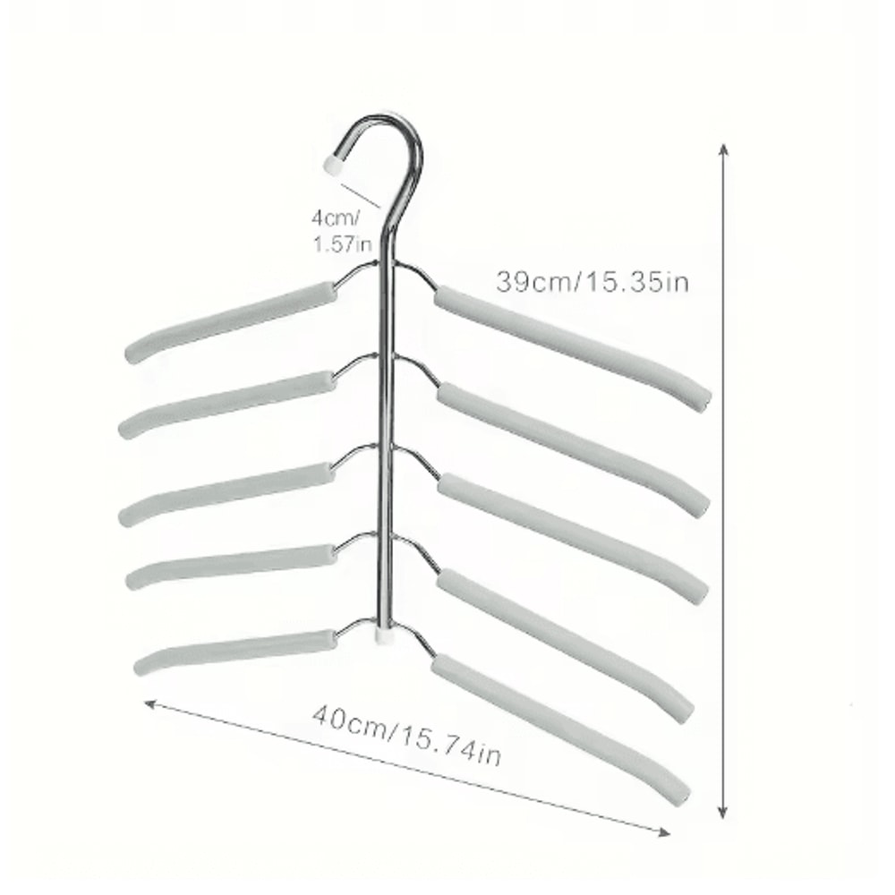 Multi Layer Clothes Rack Metal Space Saving Wardrobe Clothes Drying Organizer 1