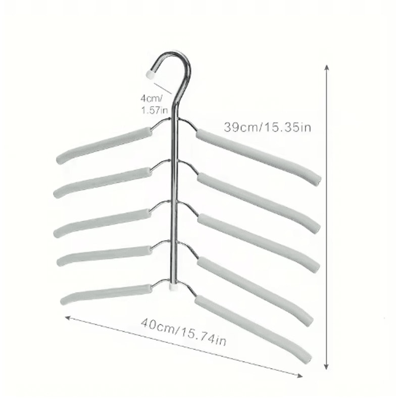 Multi Layer Clothes Rack Metal Space Saving Wardrobe Clothes Drying Organizer 1