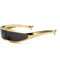 Y2K Futuristic Mirror Visor Sunglasses UV400 Steampunk Rave Goggles For Men Women 8