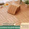Interlocking Deck Tiles Set Waterproof Outdoor Balcony Flooring DIY Kit 10pcs 1