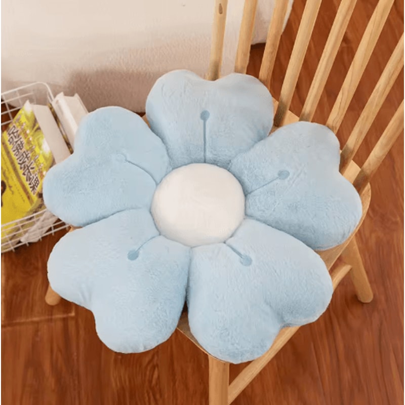 Daisy Flower Plush Pillow Soft Cute Decorative Cushion For Bed Sofa 3