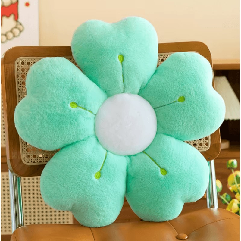 Daisy Flower Plush Pillow Soft Cute Decorative Cushion For Bed Sofa 4