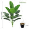 Artificial Areca Palm Plant In Pot Realistic Indoor Outdoor Decorative Fake Palm Tree 24 Leaves 3