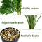 Artificial Areca Palm Plant In Pot Realistic Indoor Outdoor Decorative Fake Palm Tree 24 Leaves 6
