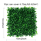 Artificial Grass Wall Panels HBoxwood Hedge Greenery Backdrop 10pcs Decorative Set 6