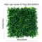 Artificial Grass Wall Panels HBoxwood Hedge Greenery Backdrop 10pcs Decorative Set 6