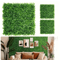Artificial Grass Wall Panels HBoxwood Hedge Greenery Backdrop 10pcs Decorative Set 0
