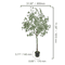 Artificial Olive Tree Tall Faux Indoor Plant With Pot Stable LowMaintenance Decor 46FT 1