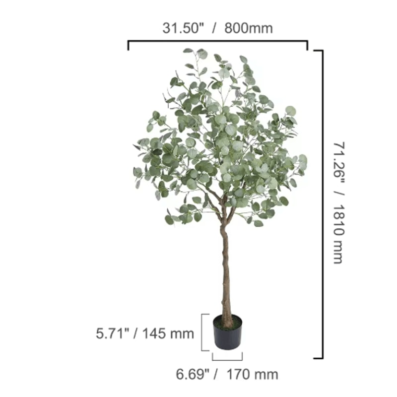 Artificial Olive Tree Tall Faux Indoor Plant With Pot Stable LowMaintenance Decor 46FT 1