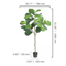 Artificial Olive Tree Tall Faux Indoor Plant With Pot Stable LowMaintenance Decor 46FT 4