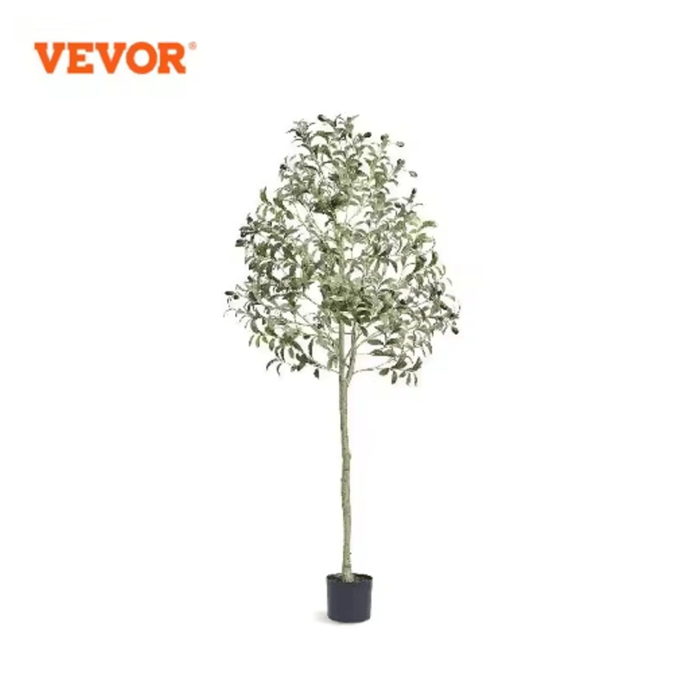 Artificial Olive Tree Tall Faux Indoor Plant With Pot Stable LowMaintenance Decor 46FT 12
