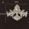 Carved Wood Corner Appliques Floral Furniture Onlays For Elegant Home Decoration 1
