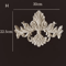 Carved Wood Corner Appliques Floral Furniture Onlays For Elegant Home Decoration 1