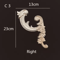 Carved Wood Corner Appliques Floral Furniture Onlays For Elegant Home Decoration 10