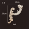 Carved Wood Corner Appliques Floral Furniture Onlays For Elegant Home Decoration 11