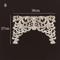 Carved Wood Corner Appliques Floral Furniture Onlays For Elegant Home Decoration 19
