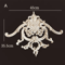 Carved Wood Corner Appliques Floral Furniture Onlays For Elegant Home Decoration 20