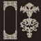 Carved Wood Corner Appliques Floral Furniture Onlays For Elegant Home Decoration 26