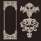 Carved Wood Corner Appliques Floral Furniture Onlays For Elegant Home Decoration 26