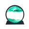 3D Moving Sand Art Frame Round Hourglass Sandscape Desktop Decor For Home Office 5