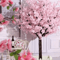 Artificial Cherry Blossom Tree Pink Sakura Decorative Tree For Weddings Parties Home Decor 1