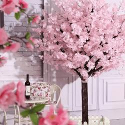 artificial cherry blossom tree pink sakura decorative tree for weddings parties & home decor
