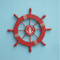 Vintage Nautical Ship Wheel Decor Wooden Boat Helm Wall Decoration For Coastal Homes 1