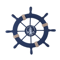 Vintage Nautical Ship Wheel Decor Wooden Boat Helm Wall Decoration For Coastal Homes 2