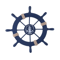 Vintage Nautical Ship Wheel Decor Wooden Boat Helm Wall Decoration For Coastal Homes 0