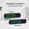 Digital Alarm Clock With Temperature Humidity LED Auto Dimmable Multifunction Desk Clock 11