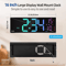 162 Large Digital Wall Clock LED RGB Display With Remote Dual Alarm 6