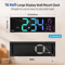 162 Large Digital Wall Clock LED RGB Display With Remote Dual Alarm 6