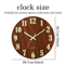 12Inch Luminous Wooden Wall Clock Silent Non Ticking Nordic Glow In The Dark Design 6
