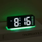 LED Digital Alarm Clock With Temperature Display Modern Bedside Clock With Night Light Snooze 6