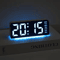 LED Digital Alarm Clock With Temperature Display Modern Bedside Clock With Night Light Snooze 8