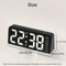 LED Digital Alarm Clock With Temperature Display Modern Bedside Clock With Night Light Snooze 9