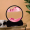 OceanFlow 3D Moving Sand Art Picture Round Glass Sandscape Decor 1