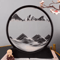 OceanFlow 3D Moving Sand Art Picture Round Glass Sandscape Decor 4