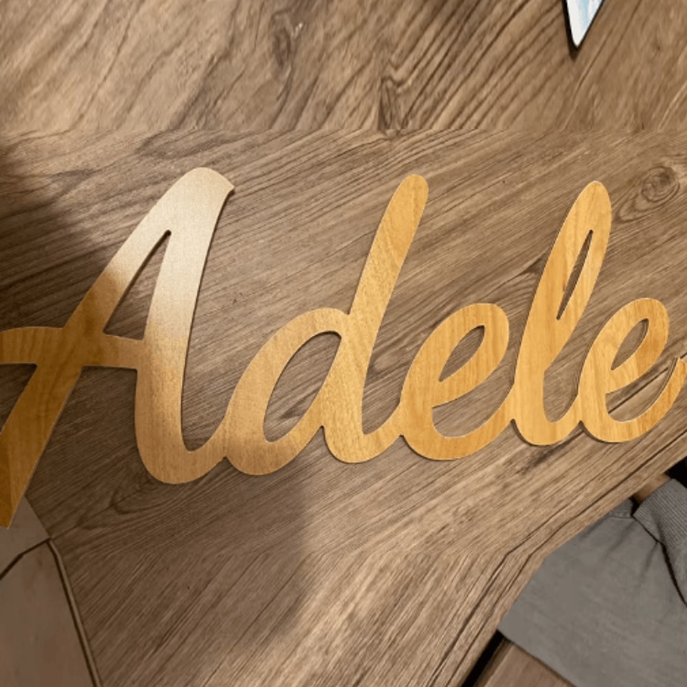 EverName Custom Wooden Name Sign Personalized Nursery Wall Decor 2