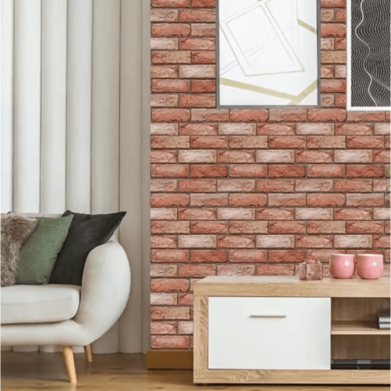 FlexiDecor 3D Wall Stickers Set Peel And Stick PVC Wall Panels 10PCS 2