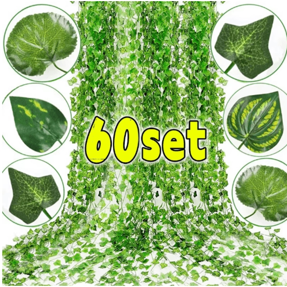 EverGreen Artificial Ivy Garland Realistic Hanging Vine Decor For Home Events 0