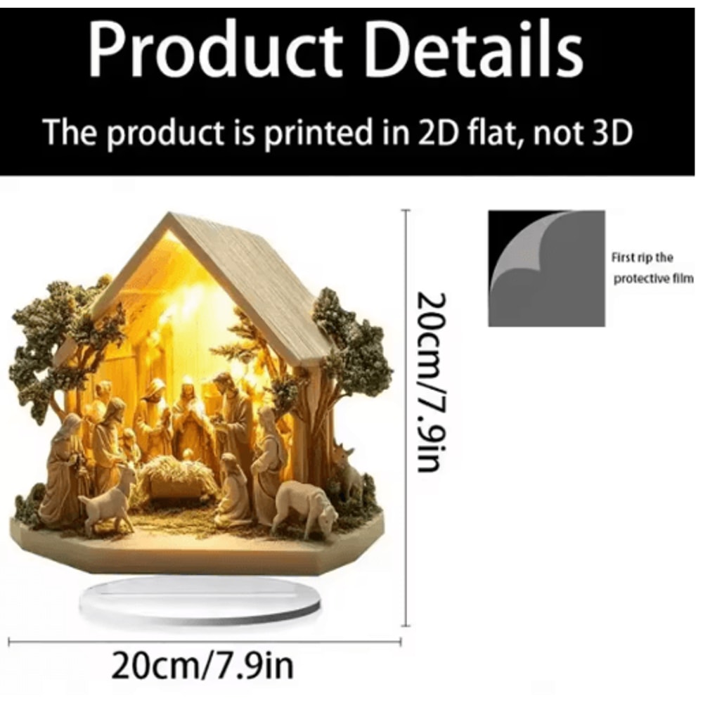 LifeRoots Acrylic Tree Of Life Family Decor Newborn Keepsake Desktop Ornament 1