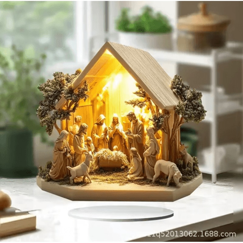 LifeRoots Acrylic Tree Of Life Family Decor Newborn Keepsake Desktop Ornament 3