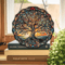 SunGlow Tree Of Life Acrylic Wall Hanging Round Decorative Welcome Sign 0