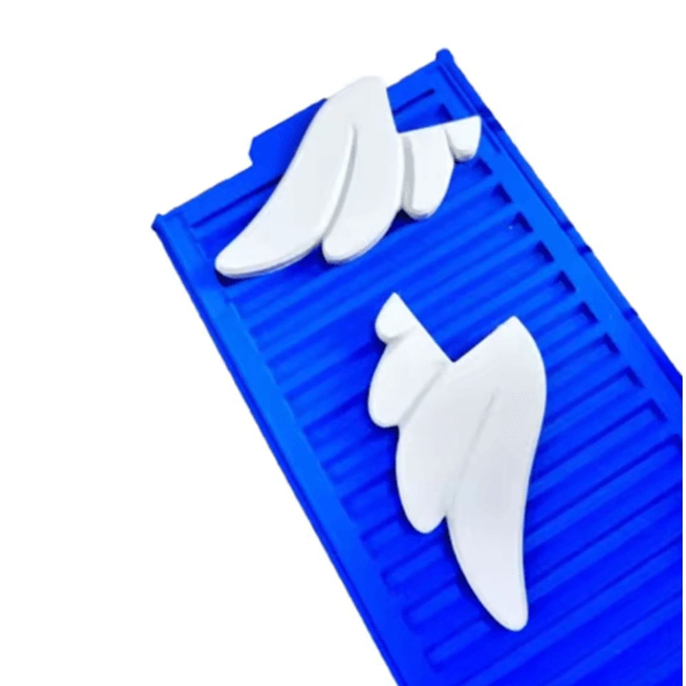 WingGlow 3D Pink Monitor Wings Cute Gaming Setup Decor Accessories Pair 4