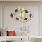 Aurelia Modern Luxury Gold Wall Clock Large Decorative Living Room Statement Piece 4