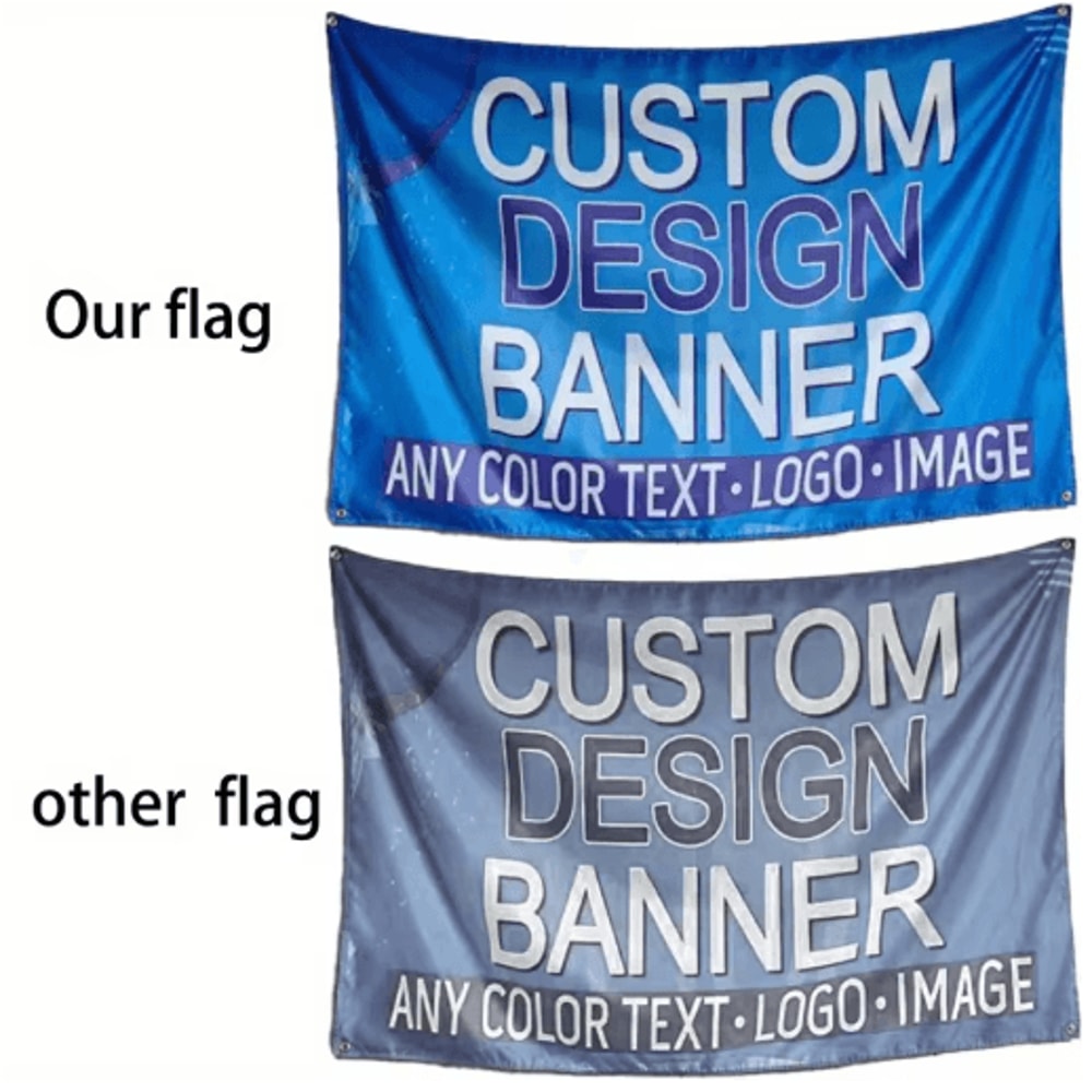 PrintFlex Custom Polyester Banner Personalized Indoor Outdoor Banner With Grommets 9