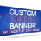 PrintFlex Custom Polyester Banner Personalized Indoor Outdoor Banner With Grommets 0